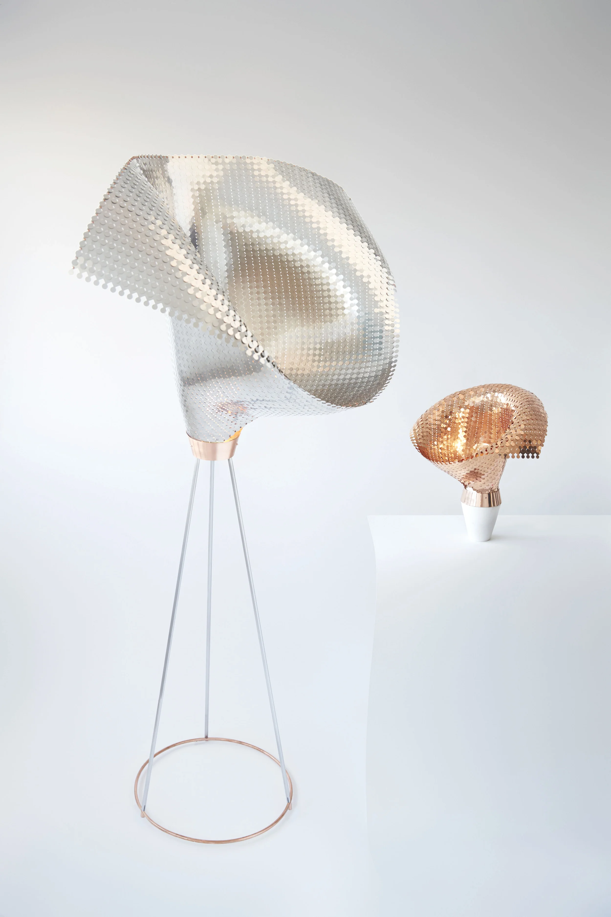 'Eye of the Light' by Malgorzata Mozolewska, recently showcased at Form&Seek's space at Milan Design Week 2016