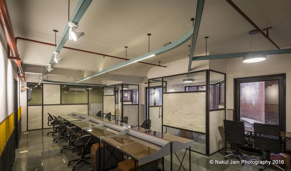 Office in Hauz Khas by Harsh Vardhan Jain Architects and Co.Lab Design, Photography by Nakul Jain