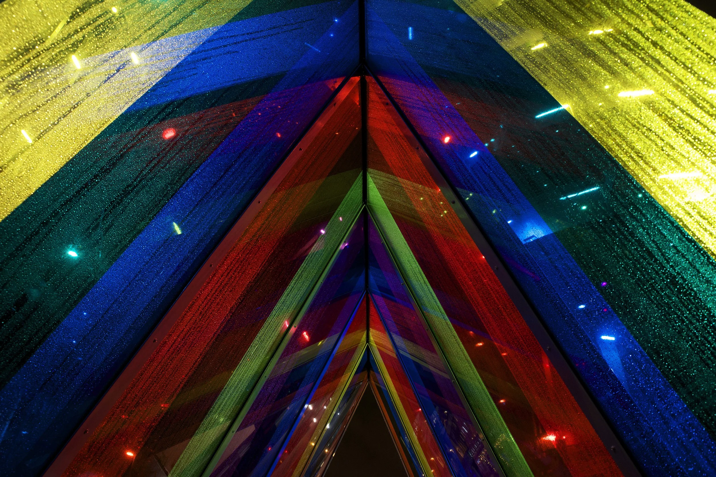 Through No.3 in Crown Square, Spinningfields, Manchester– by Artist Liz West