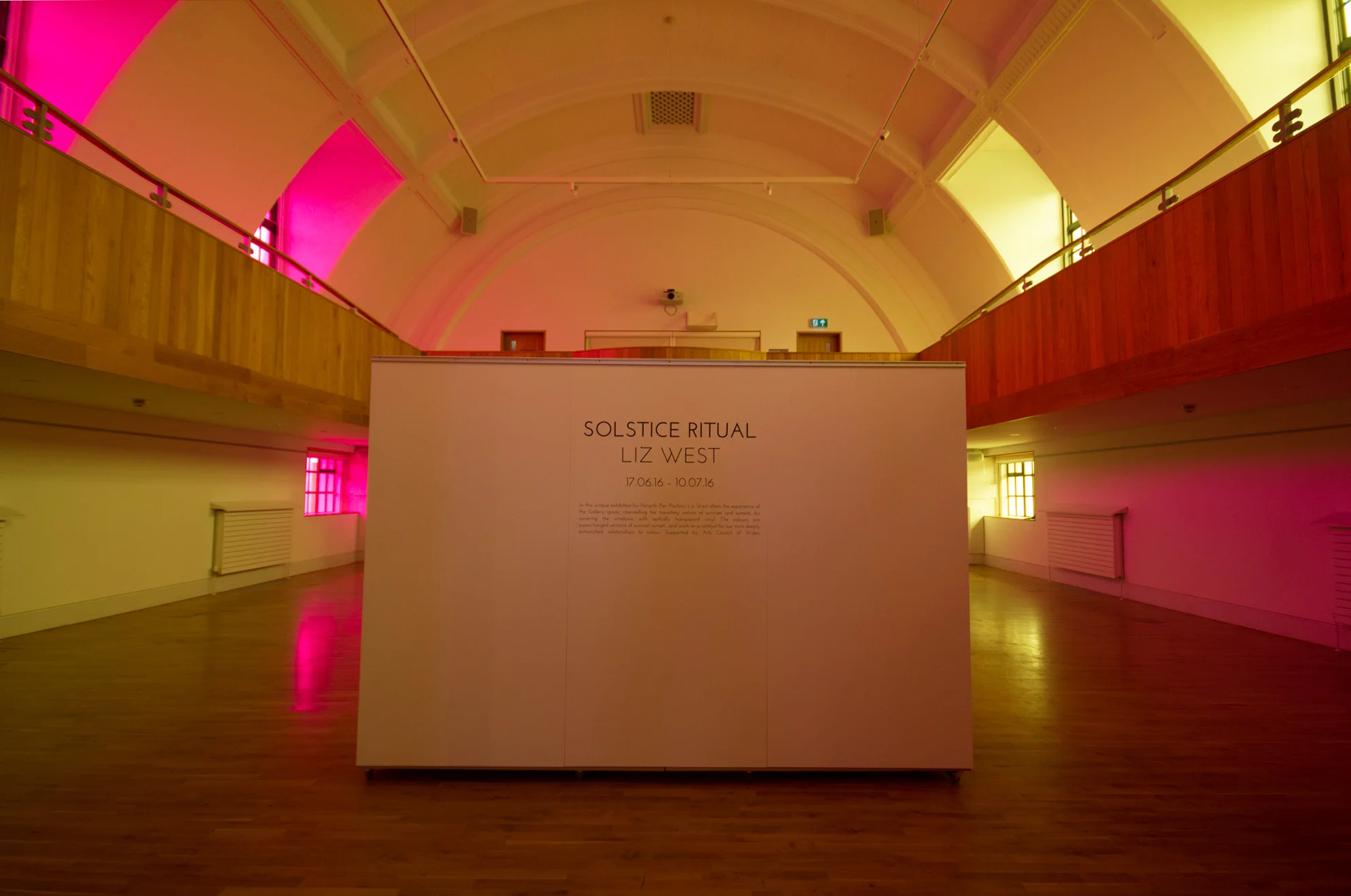 Solstice Ritual , at Penarth Pier Pavilion, Cardiff, Wales. image Credit: Yusuf Rustem