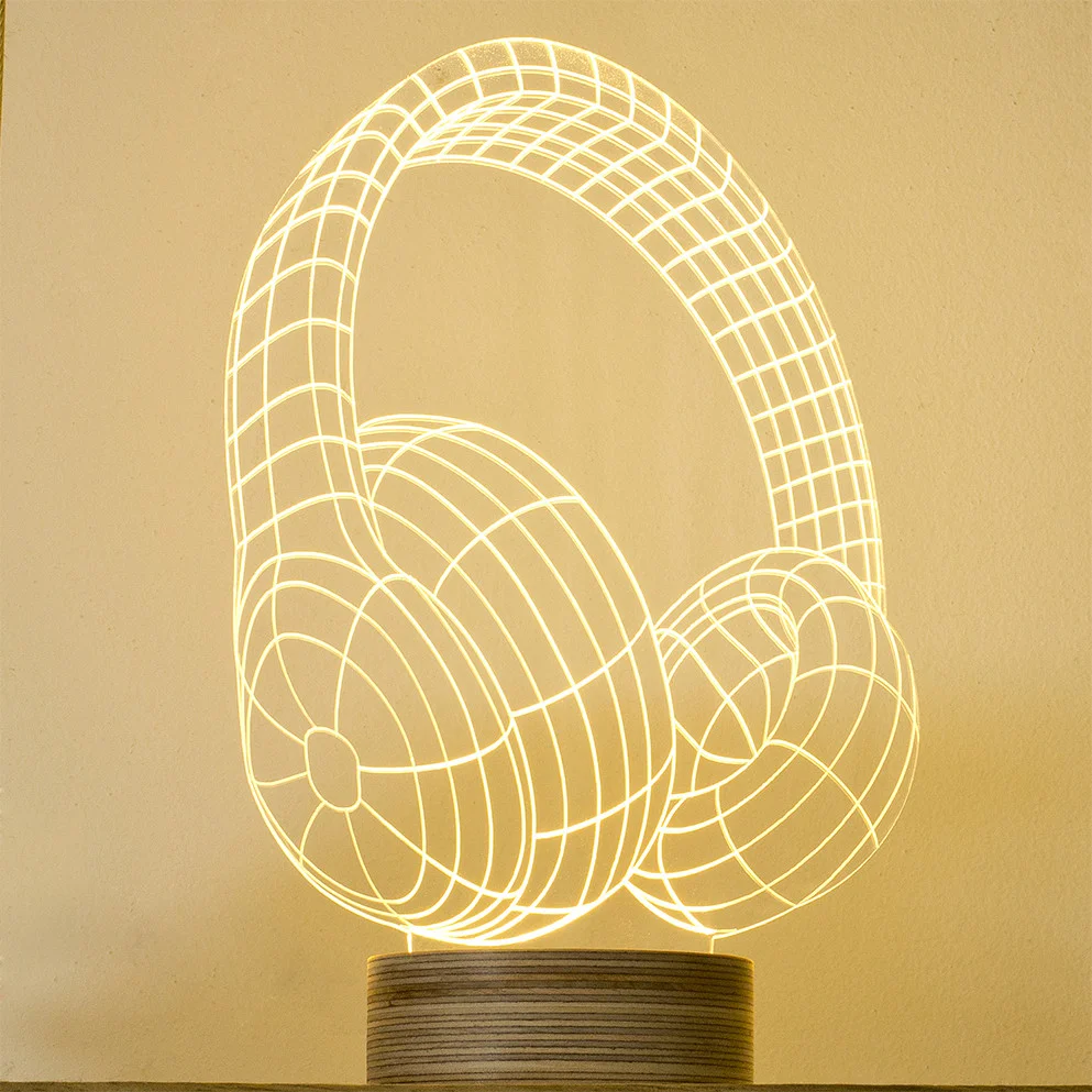 The Bulbing Lamp #Headphones, from Bulbing by Studio Cheha