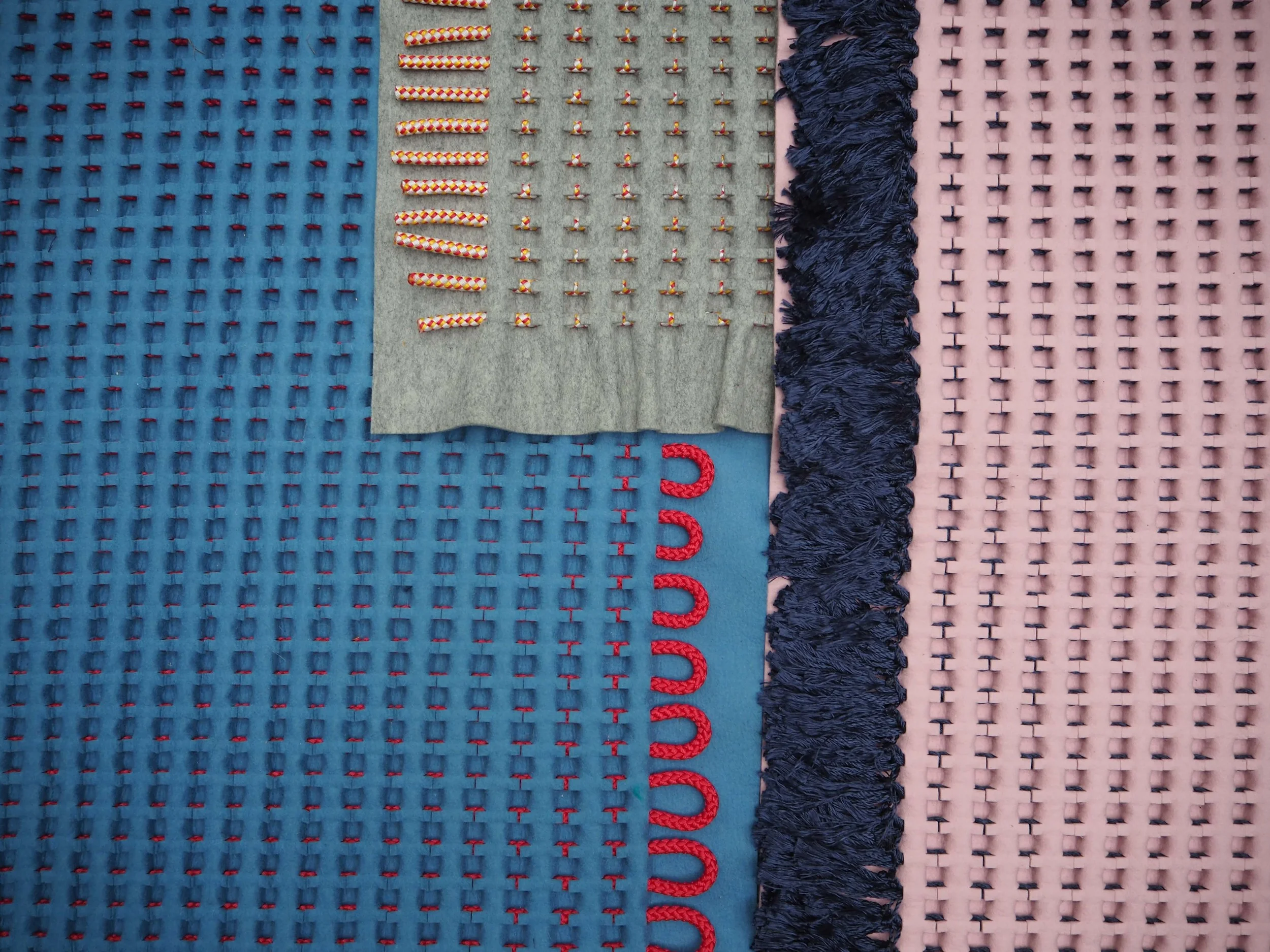 Acoustic Landscapes, a collection of Structured textiles from Robin Pleun Maas