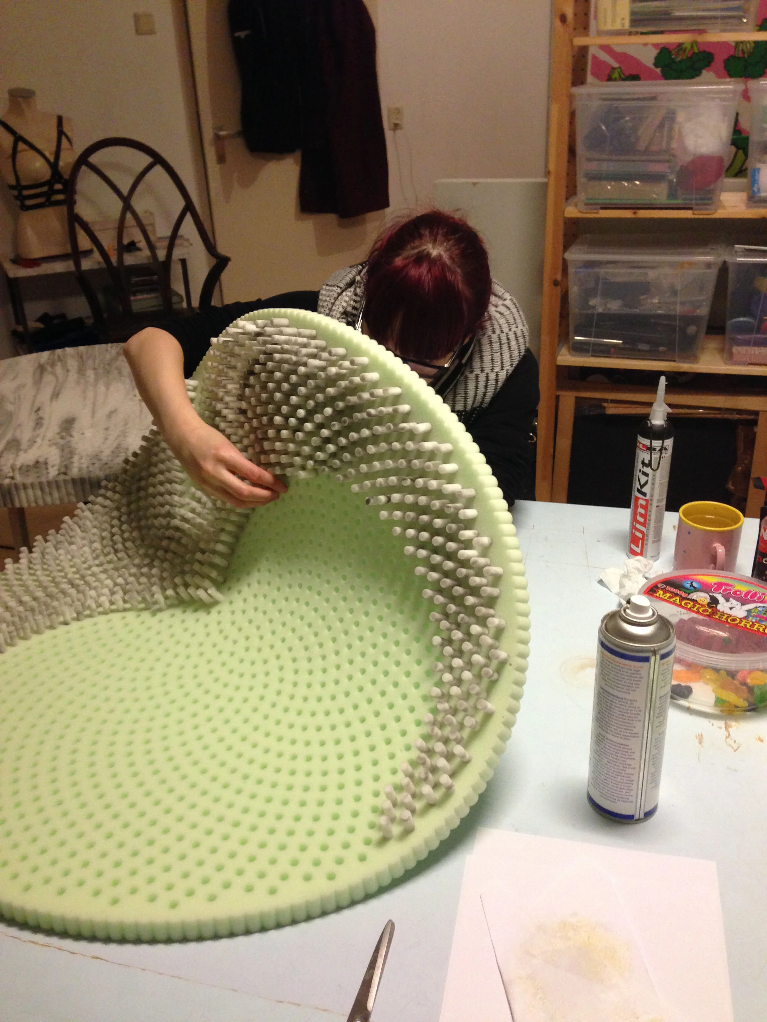 In process, Softie Wanted by Victoria Ledig and Mandy Roos