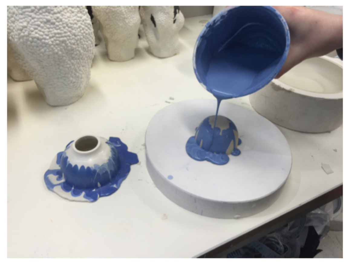 The making of objects from 'The Liquid Series'
