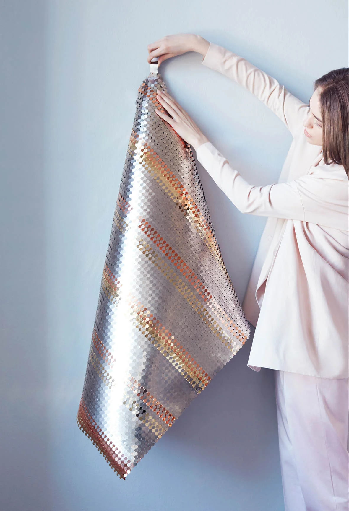 'Metal fabric' created by Malgorzata Mozolewska