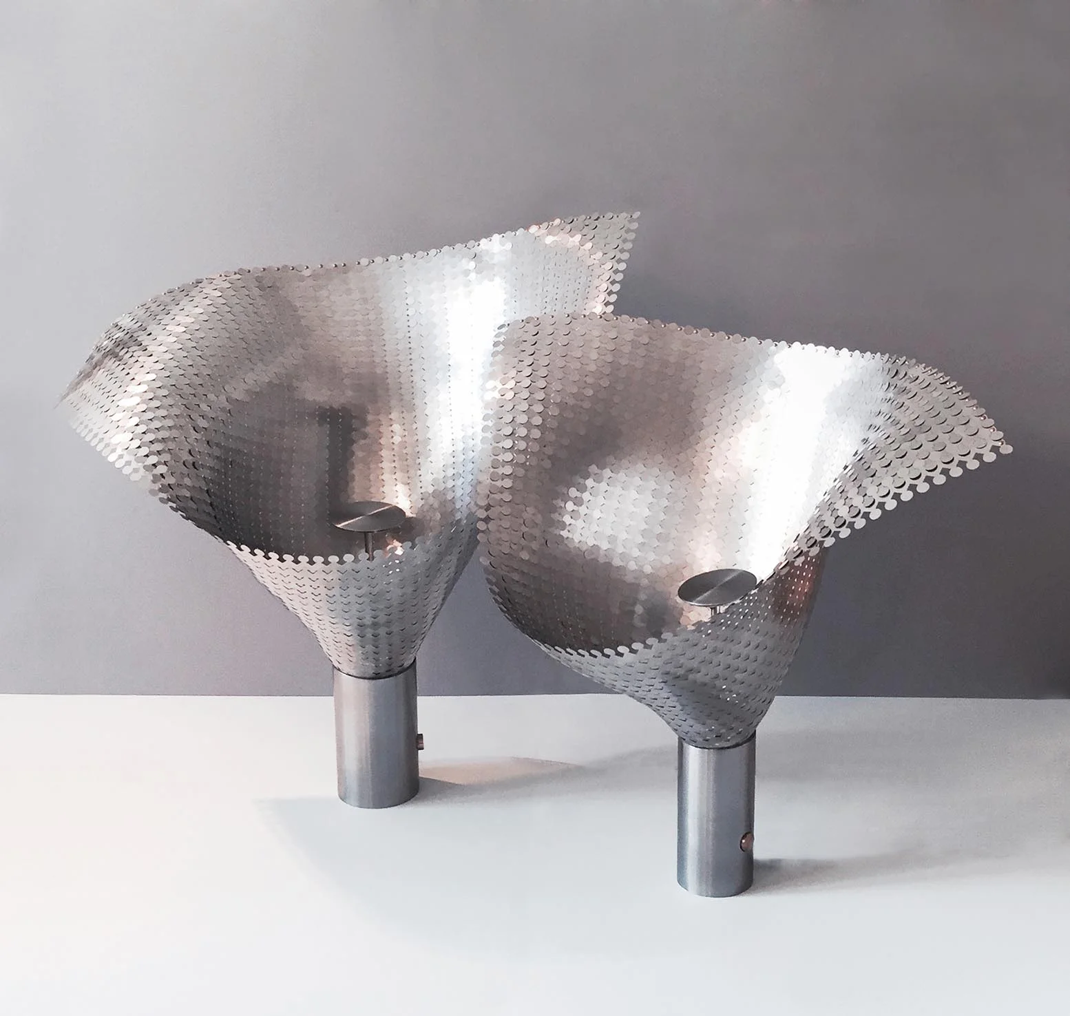  Floor lamps from Eye of the light , 2016, by Malgorzata Mozolewska, will be on display at LDF 2016 as part of Form&Seek