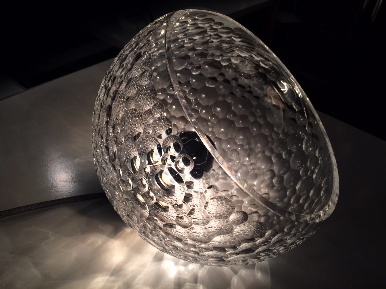 The Blossom Light , by Bilge Nur Saltik, is another product that displays her development of products with optical abilities and effects.