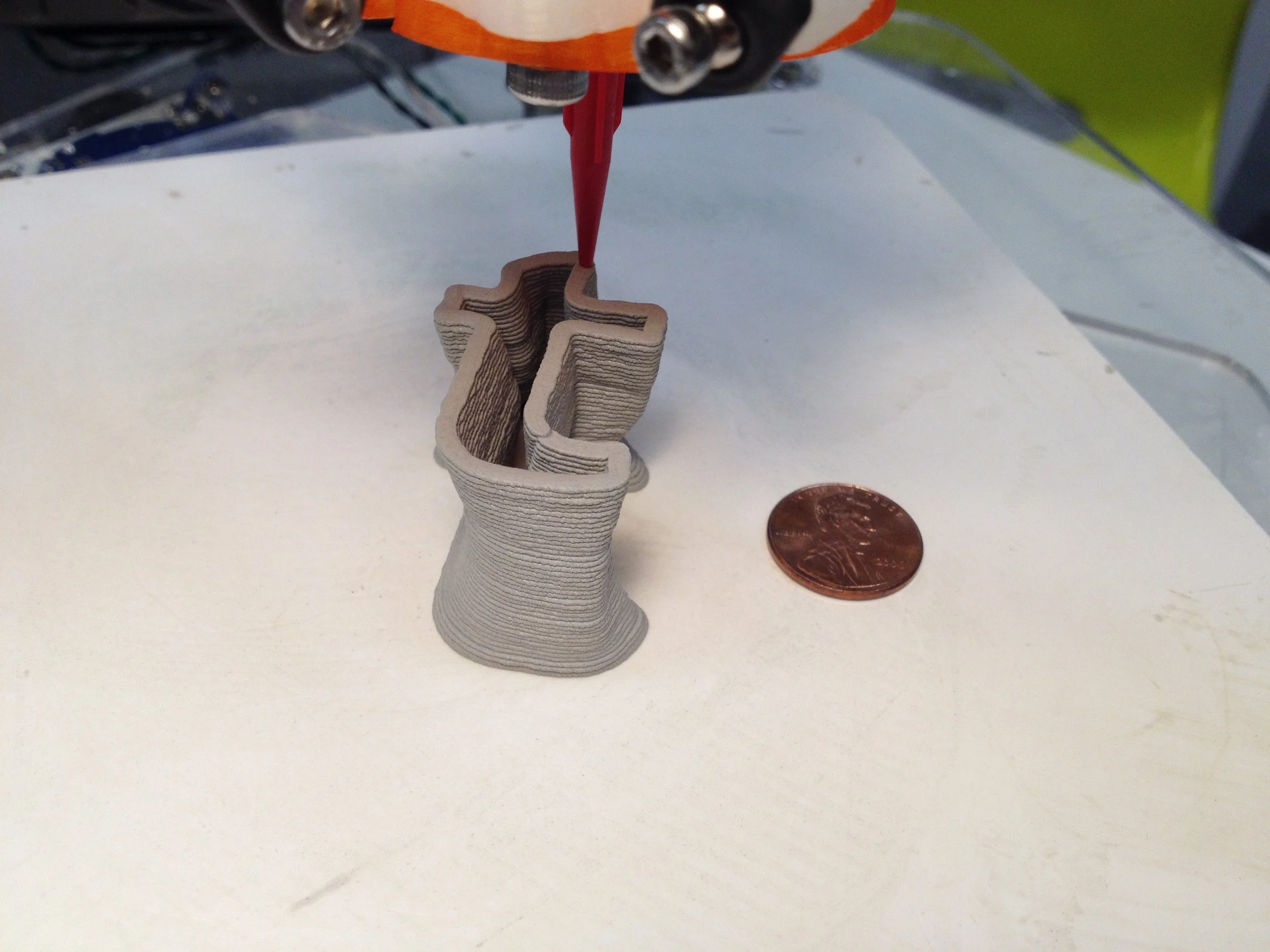 Taekyeom 3-D prints liquid ceramic clay, and imbues Type with material, tangible qualities