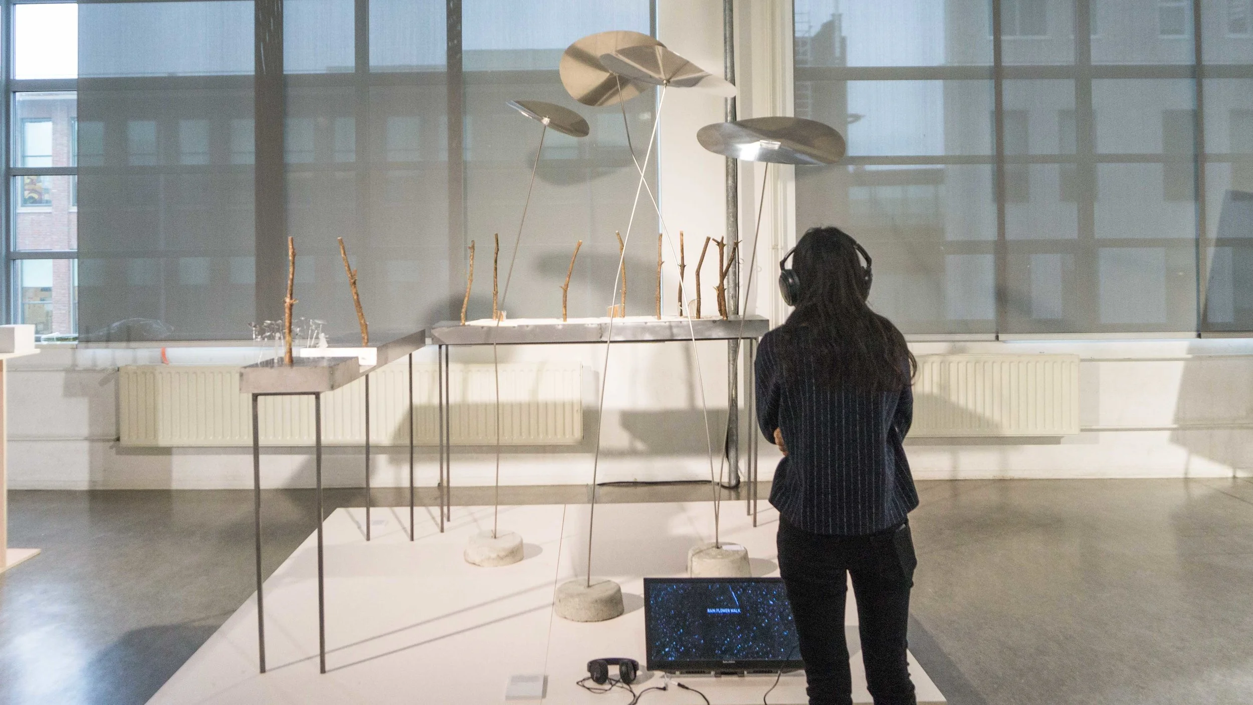 Jessica's work for Sound Zen Gardens on display at Dutch Design Week 2016