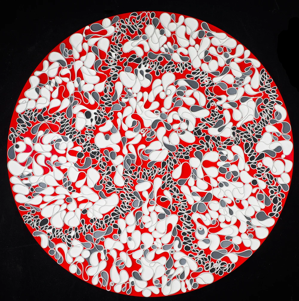 'In the Parish'- Round work from Brian Huber's Braided series.