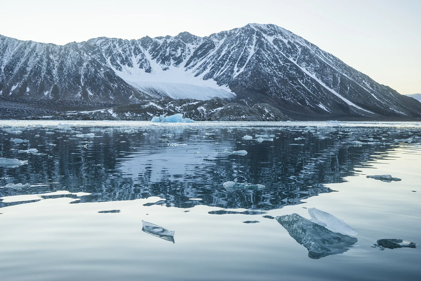 Ice Boat at Smeerenburgbreen 1 , 2015. Archival ink jet print. Source: Joshua Abarbanel