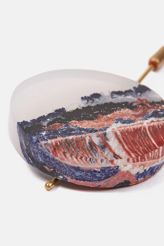 Wool Marble Jewelry- A collaboration between Ejing Zhang and Xuzhi