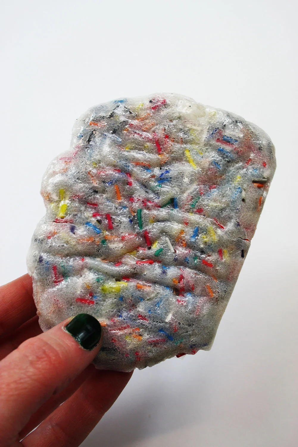 'Polytone'–a composite of waste Polystyrene, Acetone that binds together other discarded scraps was created as part of Laura and Rive Studio's project Making our Futures. This projects exhibits the hybrdi and material-thinking approach that is corse…
