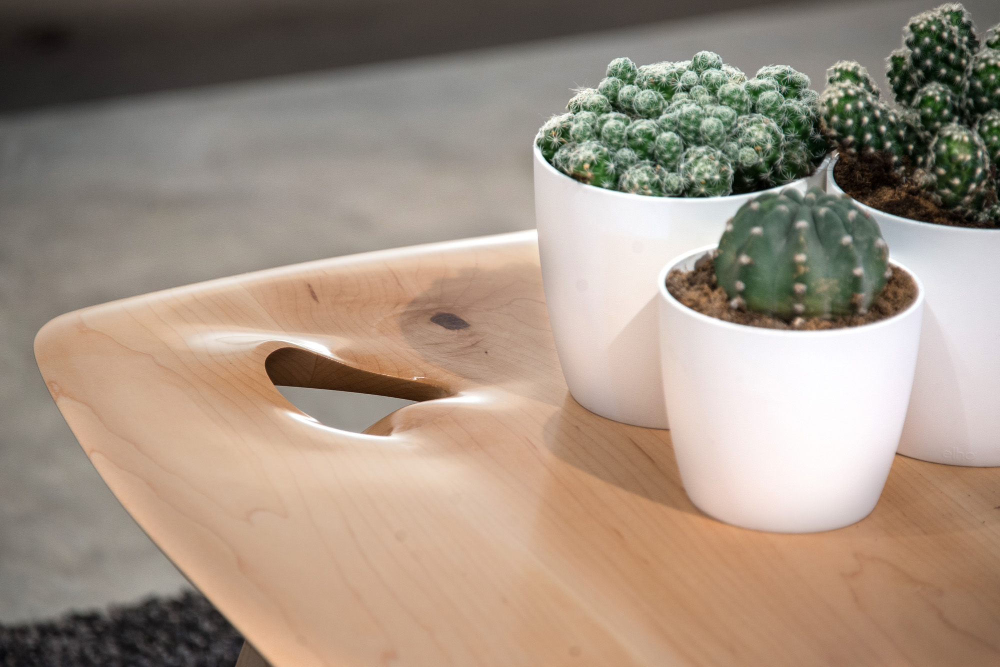 A closeup of Ammar Kalo's Coffee Table