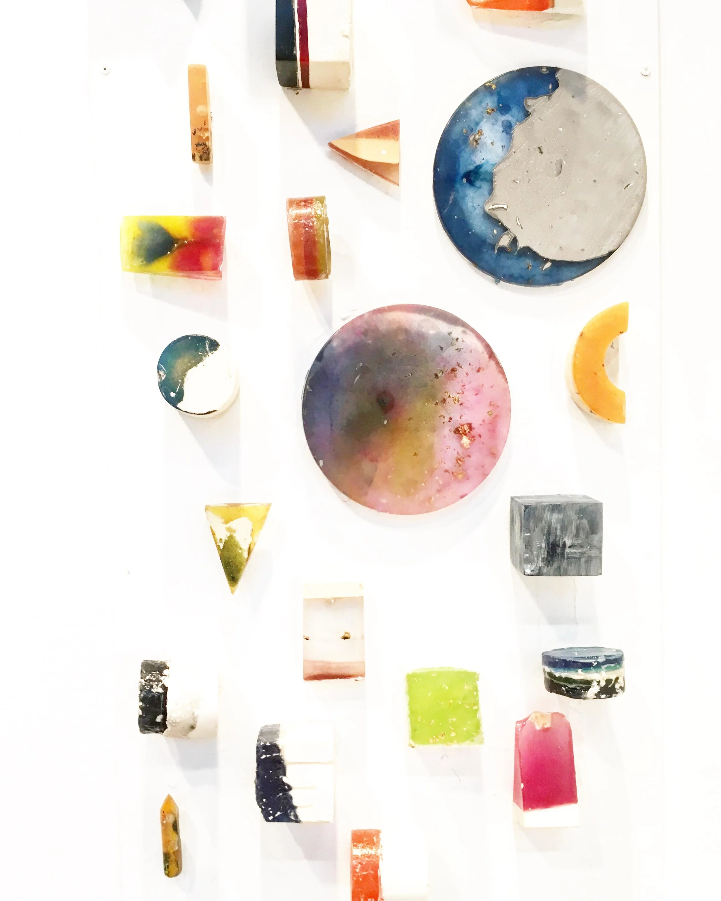 The Mineral Collection of materials, surfaces and 3D forms, by Abigail Jennifer.