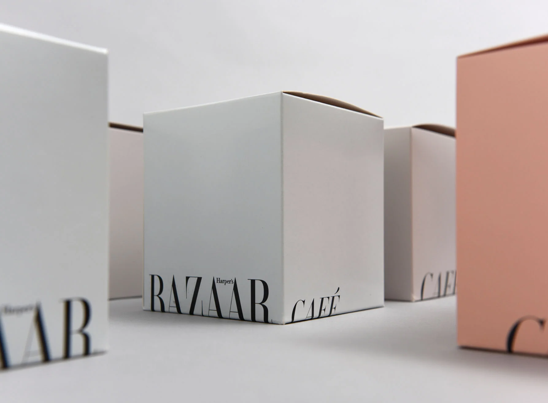 Identity and Packaging design for Harper's Bazaar Cafe by Design&Practice