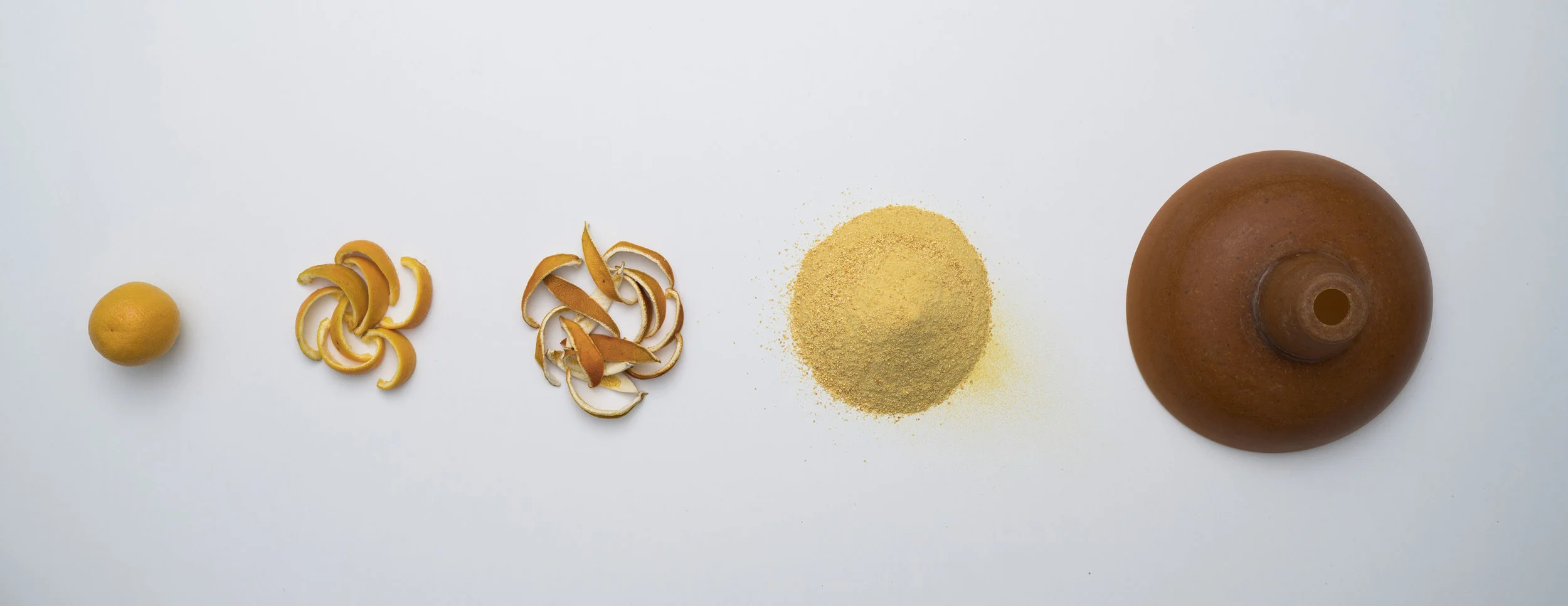 Orange peel transformed, in The Peel Project by Venn Reactor