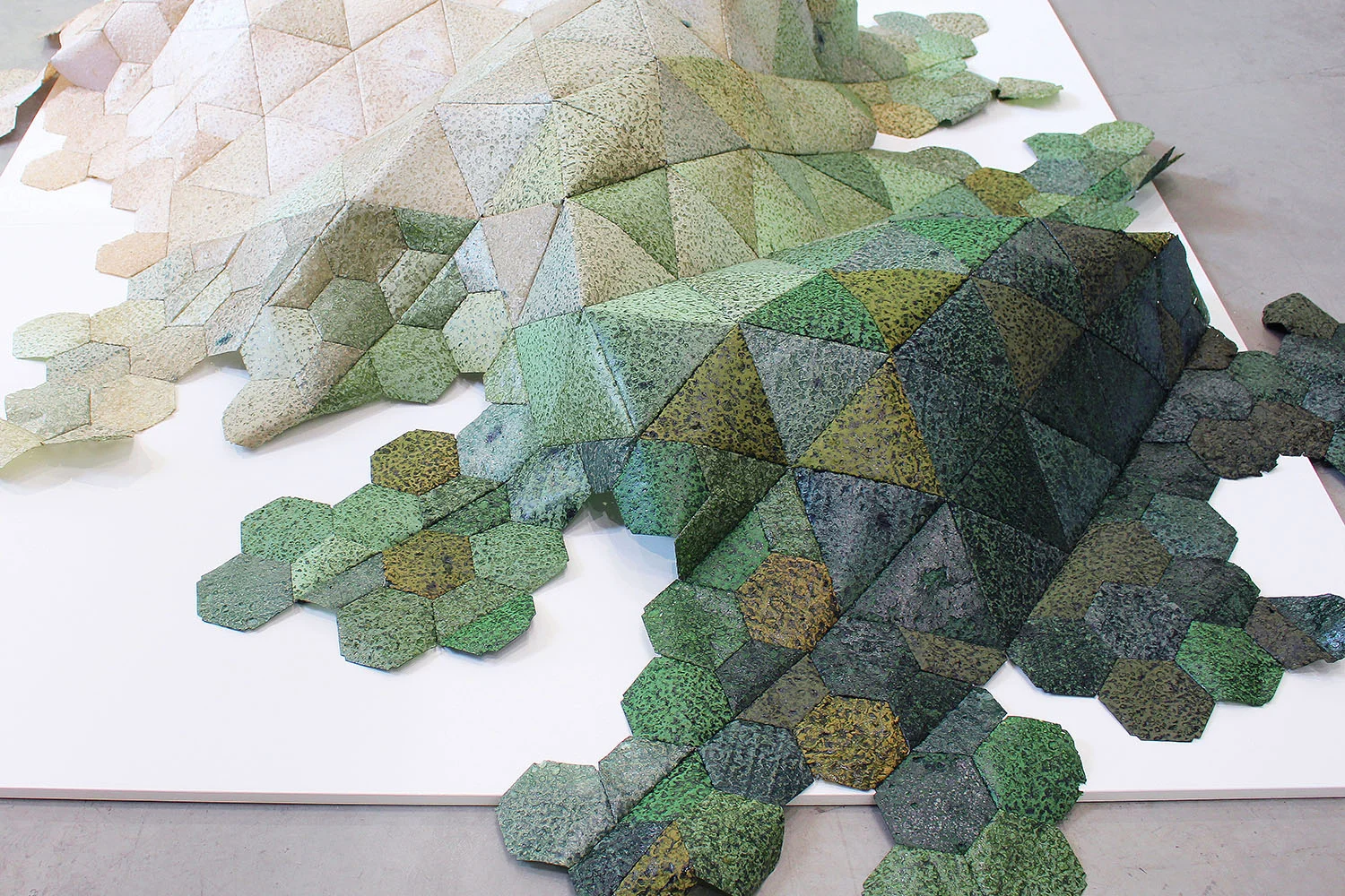 Hannah Elisabeth Jones, BioMarble Installation 'Growth', 2017