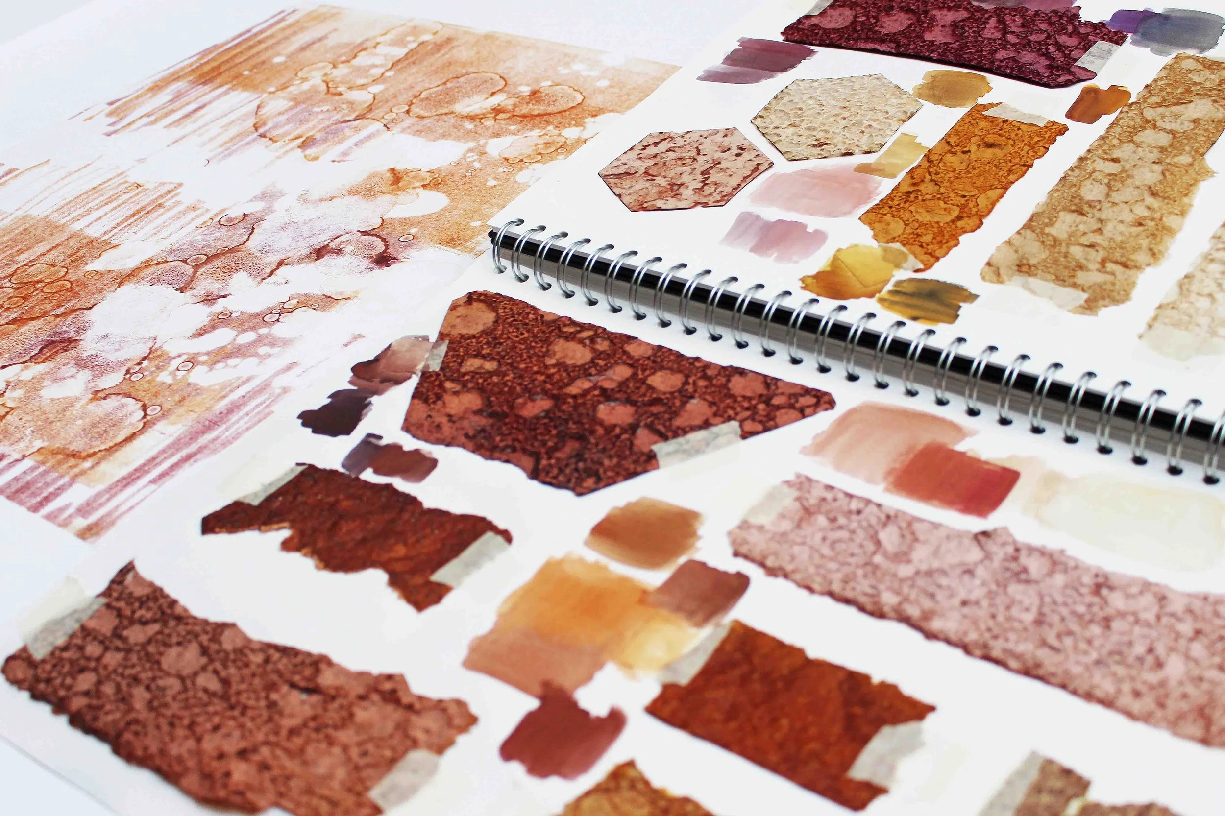 BioMarble color and material testing, Hannah Elisabeth Jones