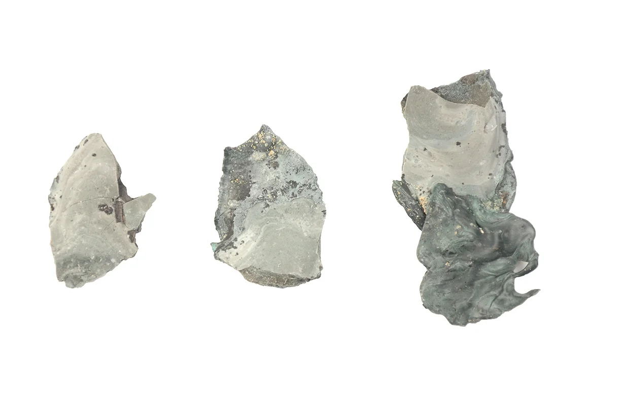 Metamorphism by Shahar Livne : The process of arriving at new 'metamorphic' rock-like material , Image courtesy Shahar Livne