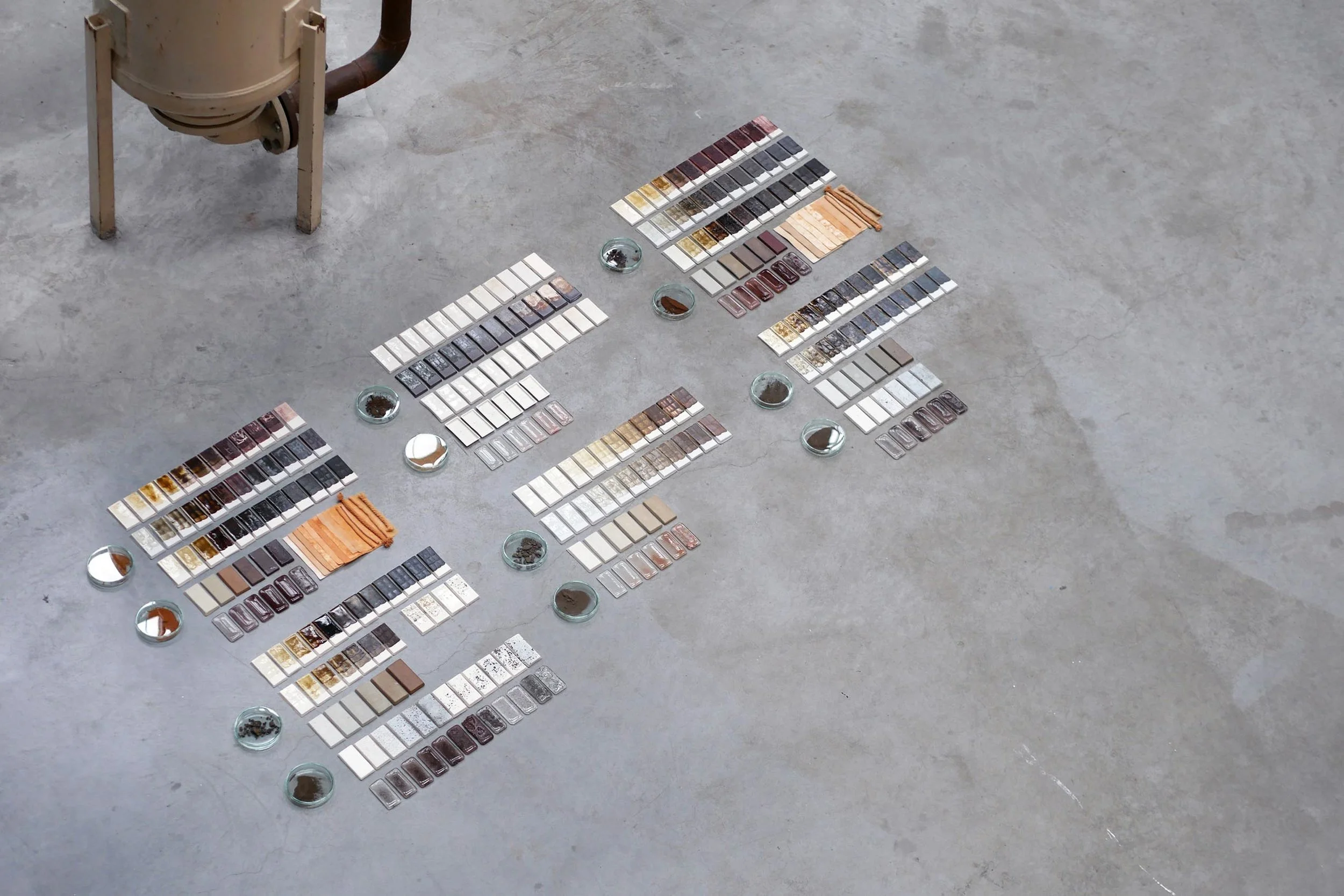Testing and experimenation–glazing ceramics with heavy metal waste, Ignorance is Bliss by Agne Kucerenkaite