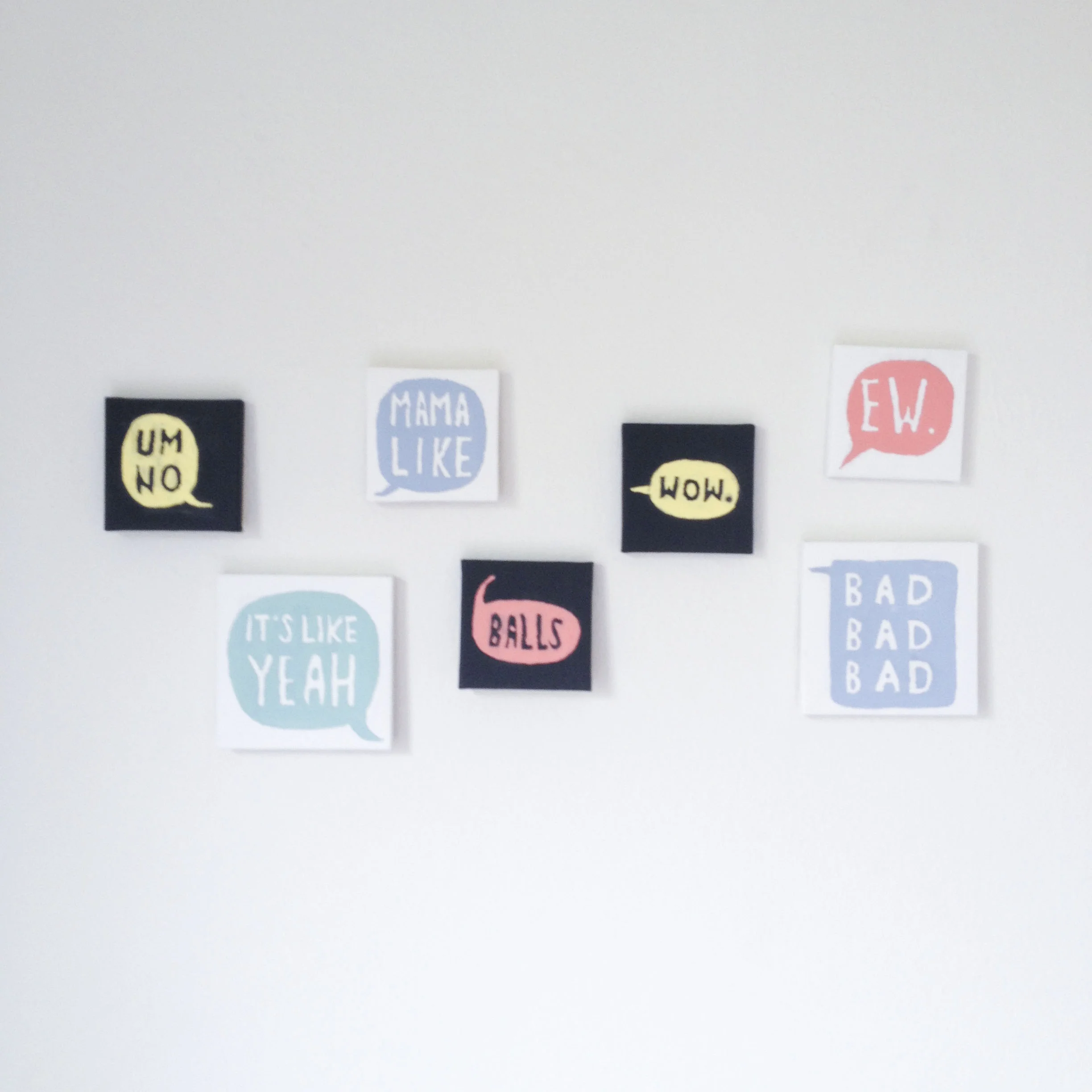 Speech Bubble Paintings