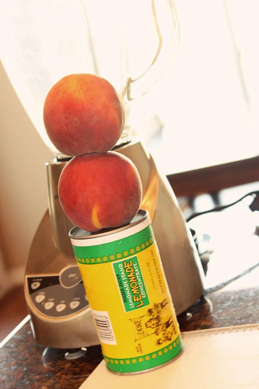 Favorite Summer Drink: Lemon Peach Freeze