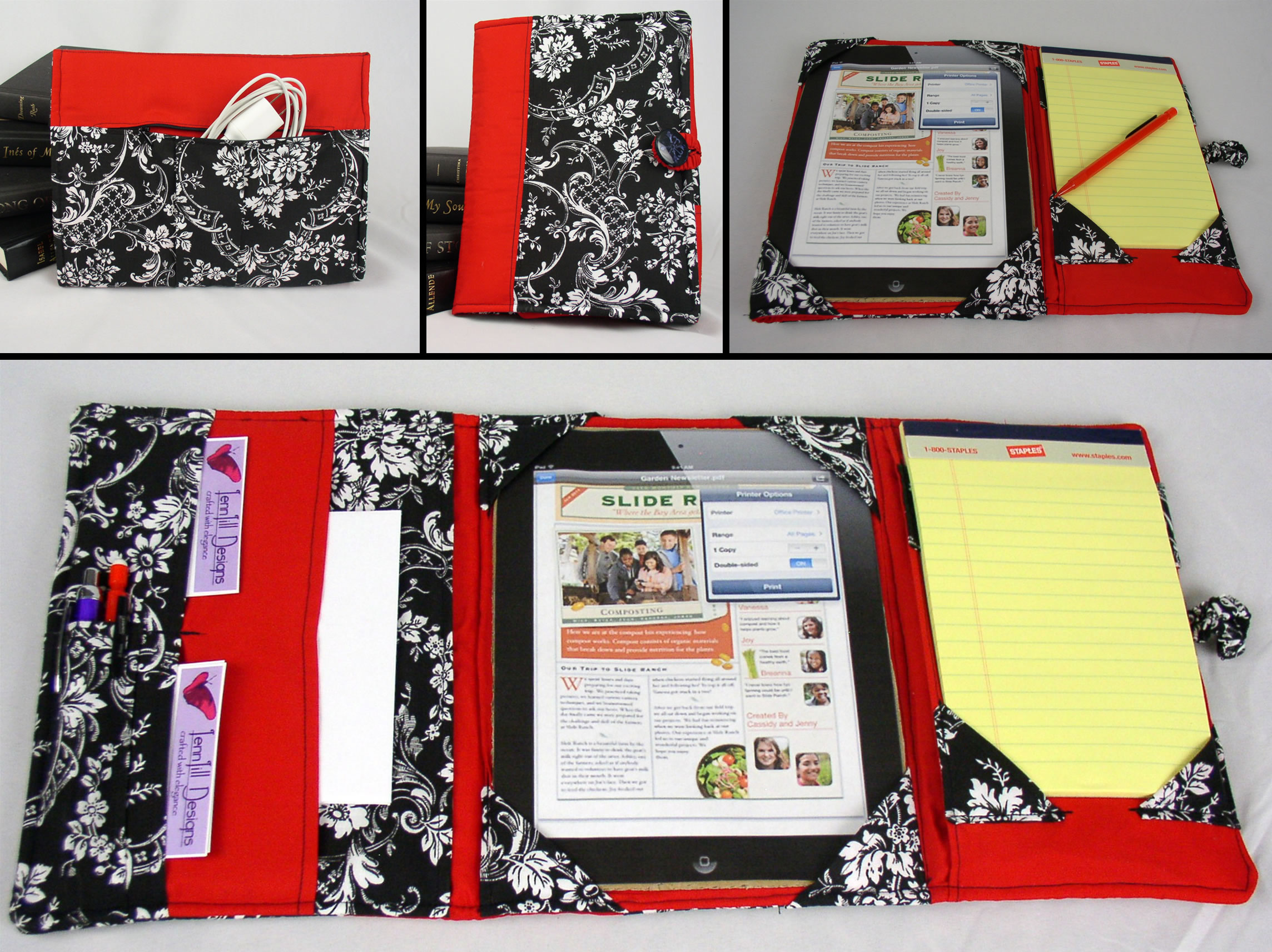 {Giveaway!} JennJill Designs Custom Tablet/eReader Cover & Stand (CLOSED)