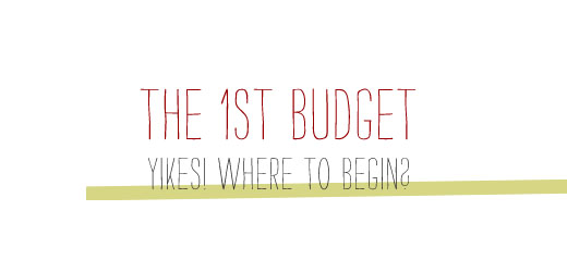 How to Make a Budget for the First Time