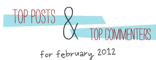 Top Posts and Commenters: February 2012