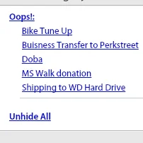 Oops! When You Forget to Budget That Thing