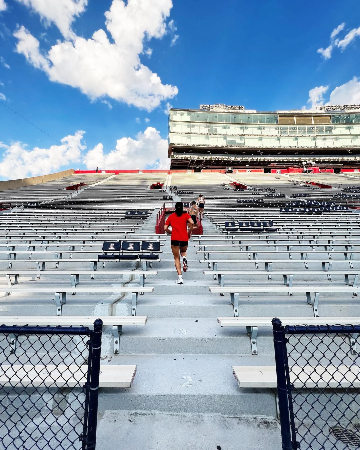 The first step is always the hardest. 🏃&zwj;♀️💪 #stadiums