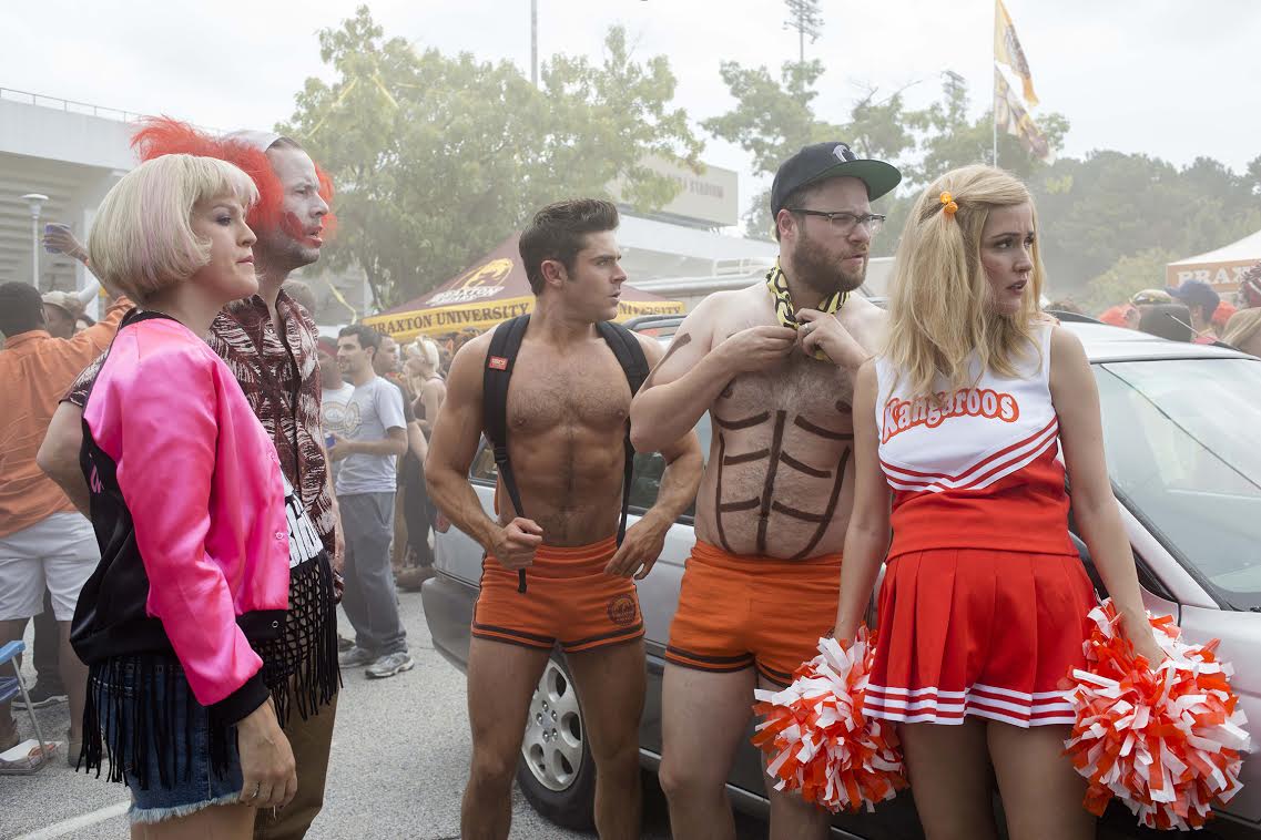 Cara Gallo, Ike Barinholtz, Zac Efron, Seth Rogen, and Rose Byrne star in writer/director Nicholas Stoller's 'Neighbors 2'