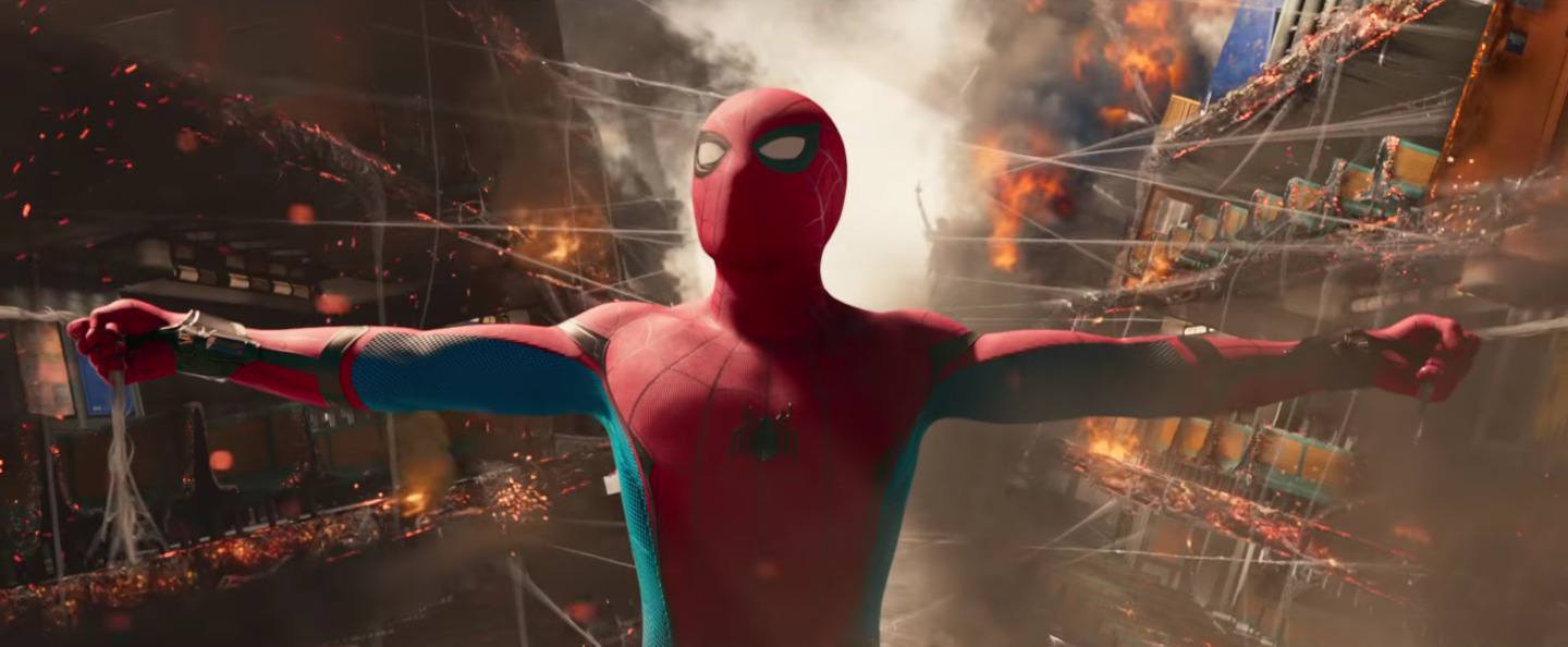 Tom Holland stars as Peter Parker/Spider-Man in Spider-Man: Homecoming