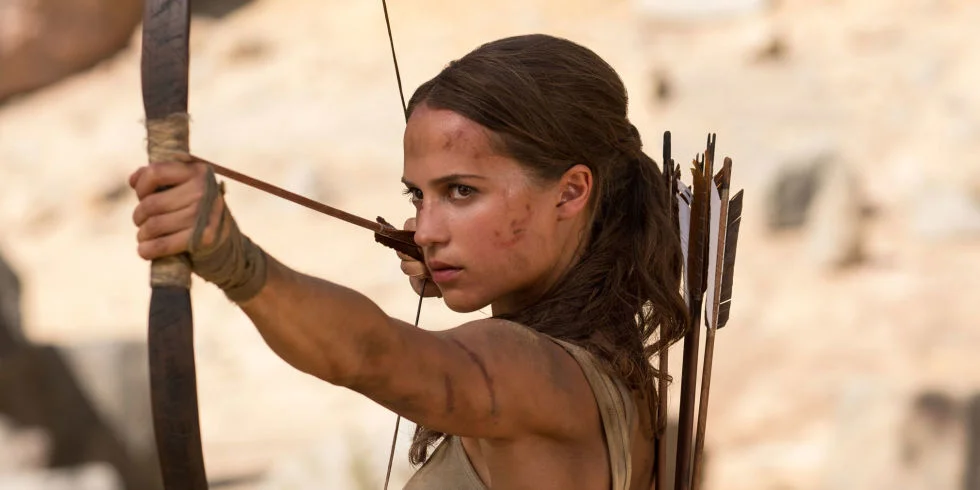 Alicia Vikander stars as Laura Croft in director Roar Uthaug's Tomb Raider