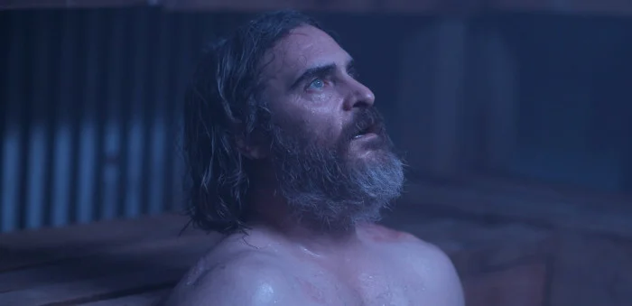 Joaquin Phoenix stars in director Lynne Ramsay's You Were Never Really Here
