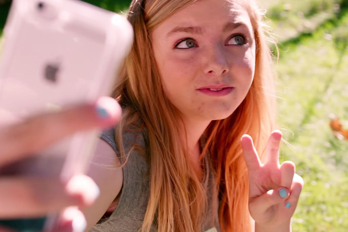 15-year-old actress Elsie Fisher plays Kayla in director Bo Burnham’s Eighth Grade