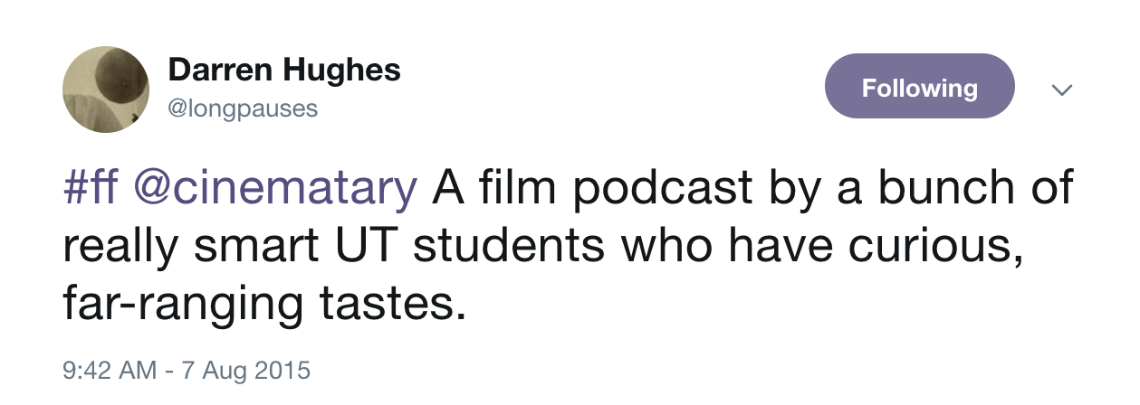 We had no idea who this dude was and had never been contacted by a listener before. <3 u Darren
