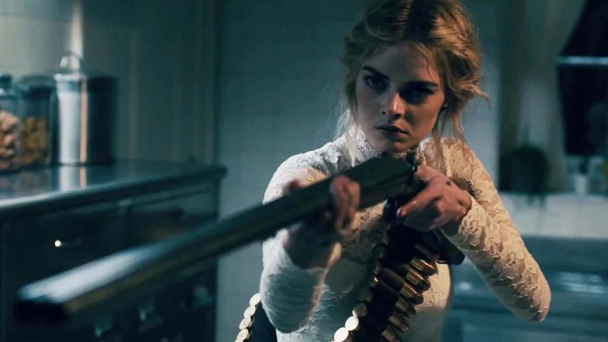 Samara Weaving stars in Ready or Not by directors Matt Bettinelli-Olpin and Tyler Gillet