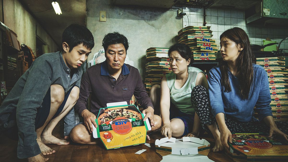 The cast of Bong Joon-ho’s Palme d’Or winning Parasite