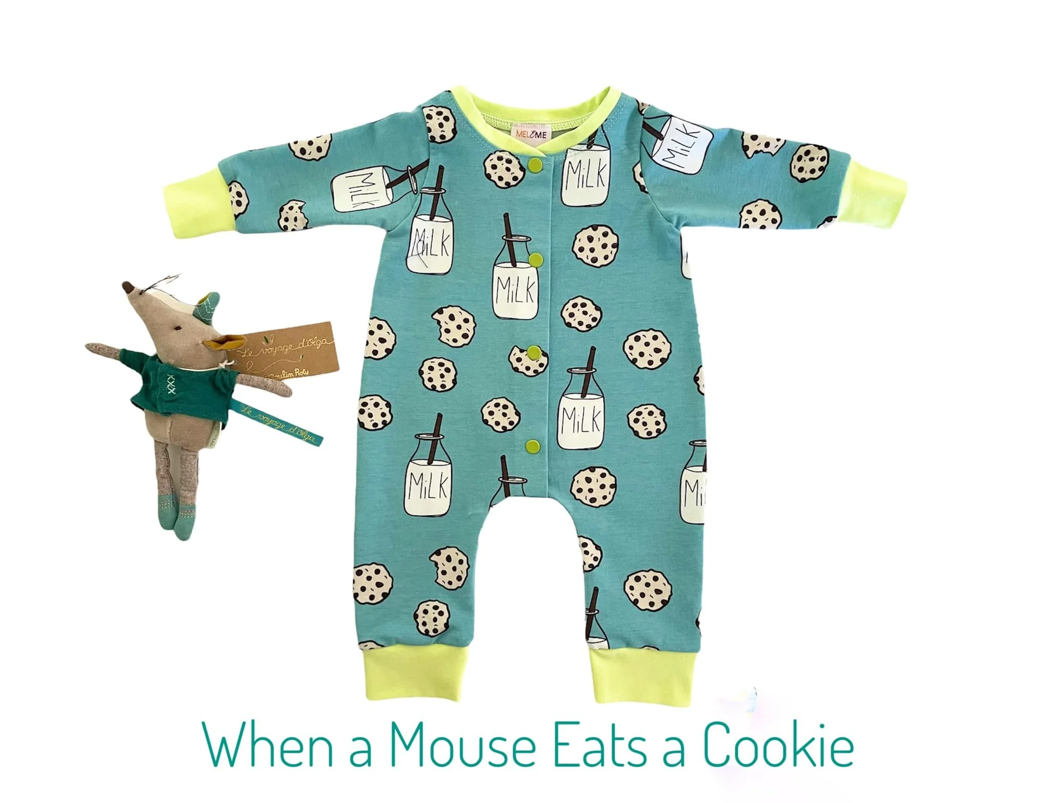 Milk and Cookies Romper Aqua.jpeg