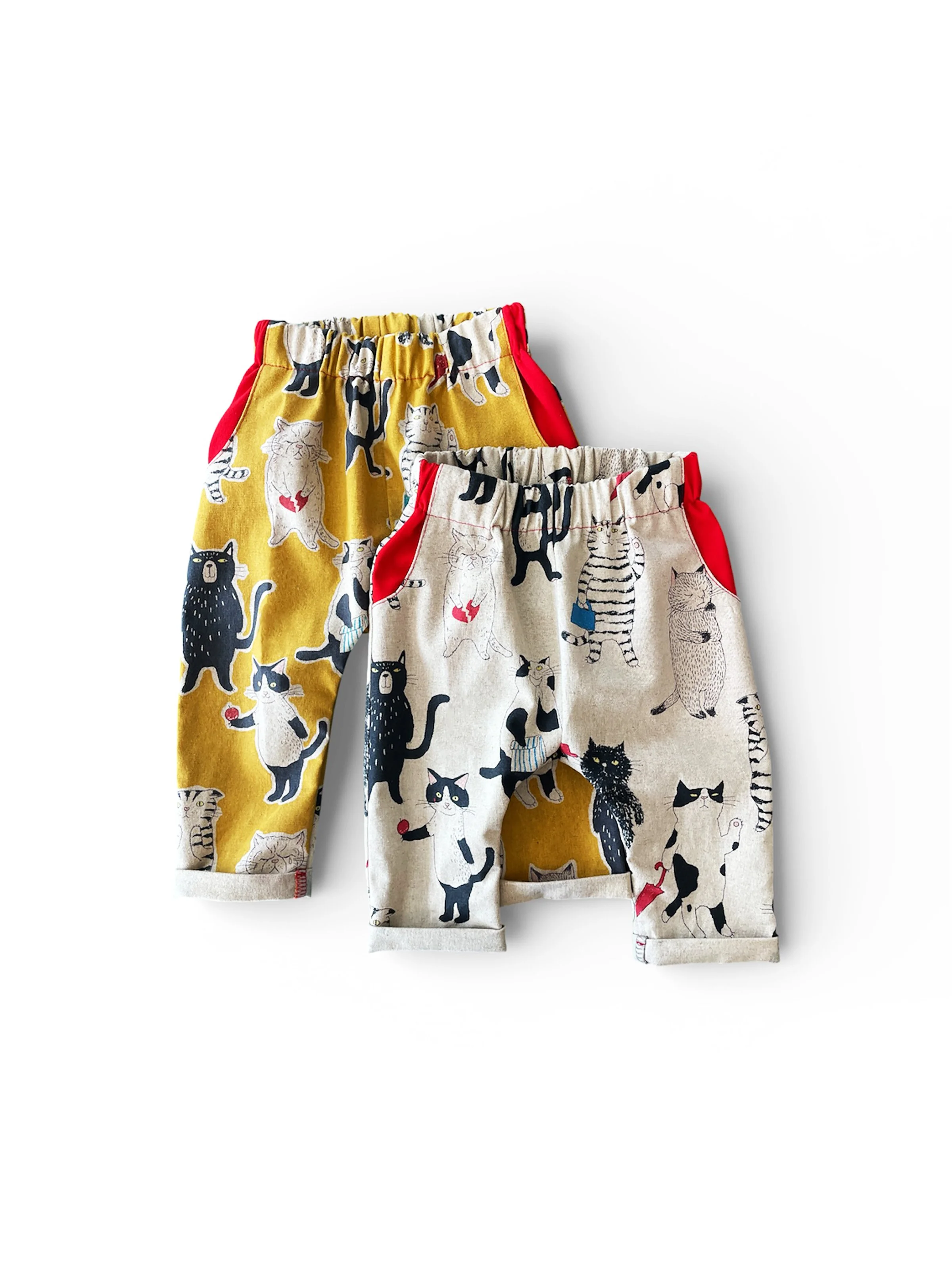 mustard and wheat kool kats pants.jpg