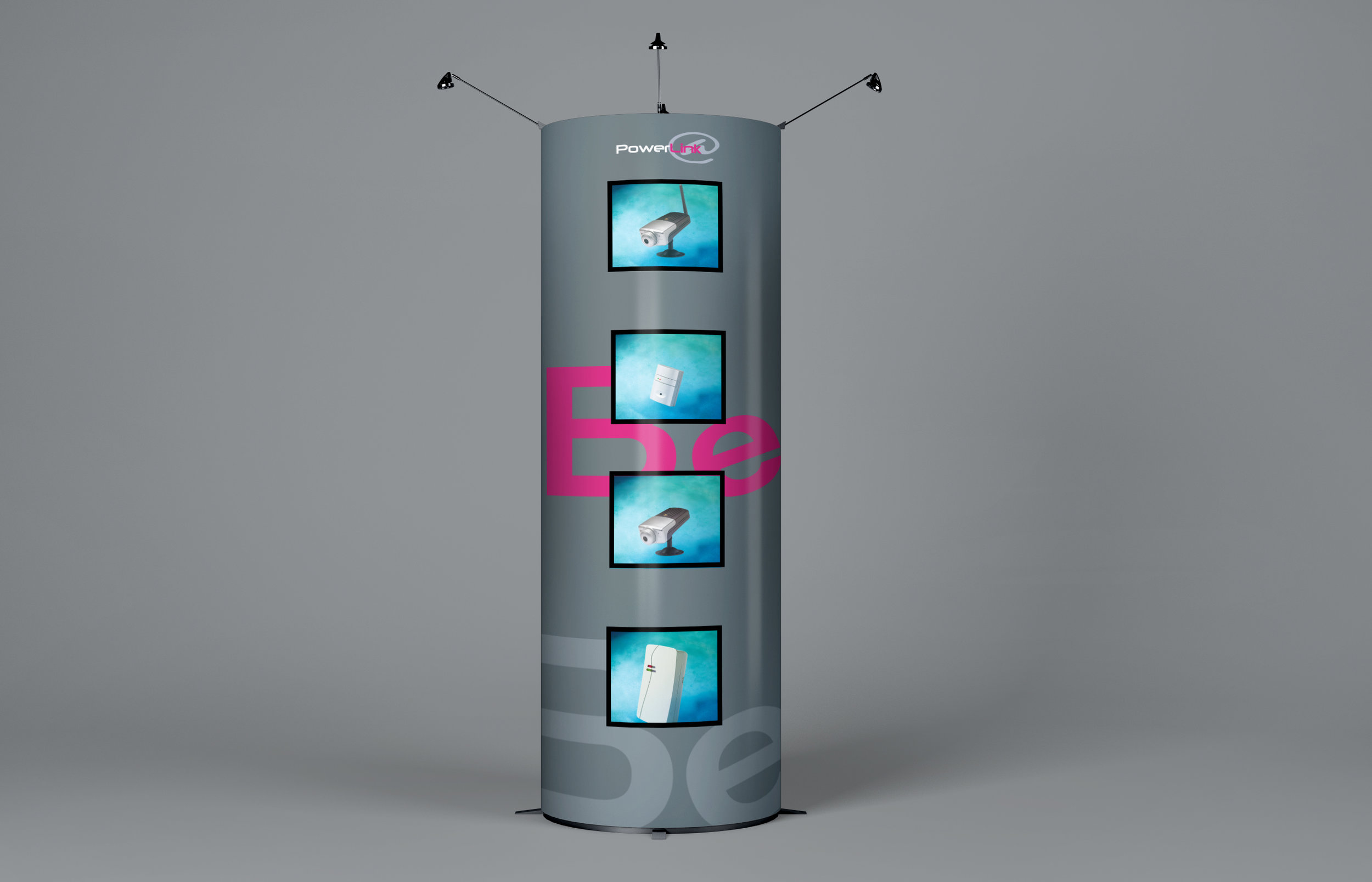 - Popup Booth Second Side Column Design