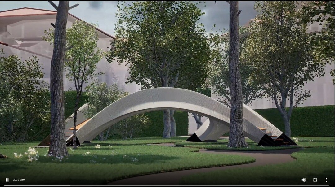 he Striatus is a #innovative #design using 3D printed concrete to construct this beautifully constructed bridge.

Creating the #futuretechnology of #architecture.

The first of its kind, #Striatus establishes a new language for #concrete that is #dig