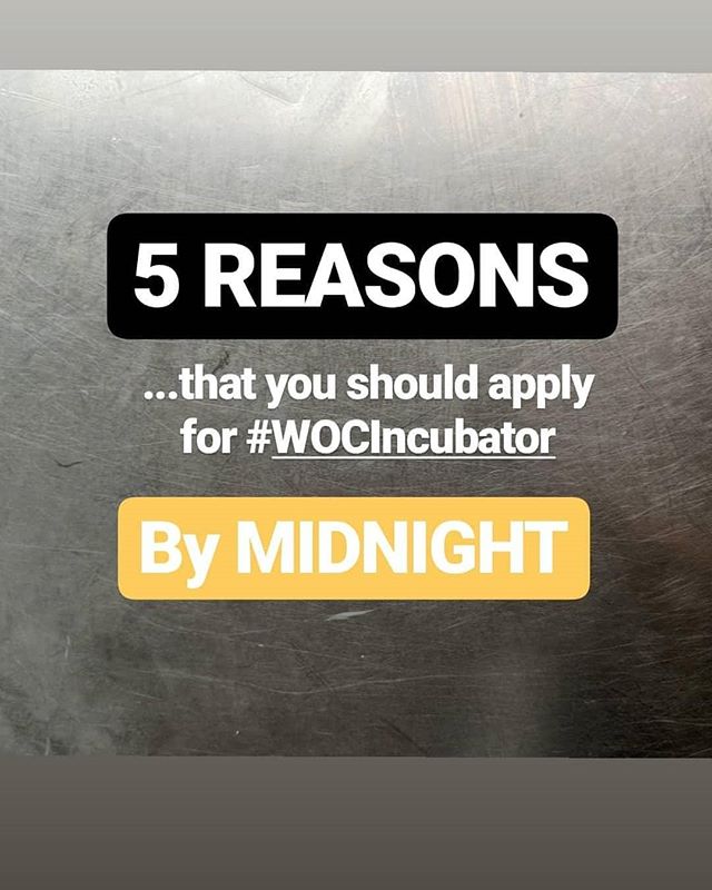 Applications for our #wocincubator at @werampedco and @houseofpod close TONIGHT! Here are five reasons you should apply - and get involved, whoever you are, wherever you are 🌍🚀🎧🎙️📻!