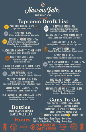 YOU DESERVE A BEER — Narrow Path Brewing Co.