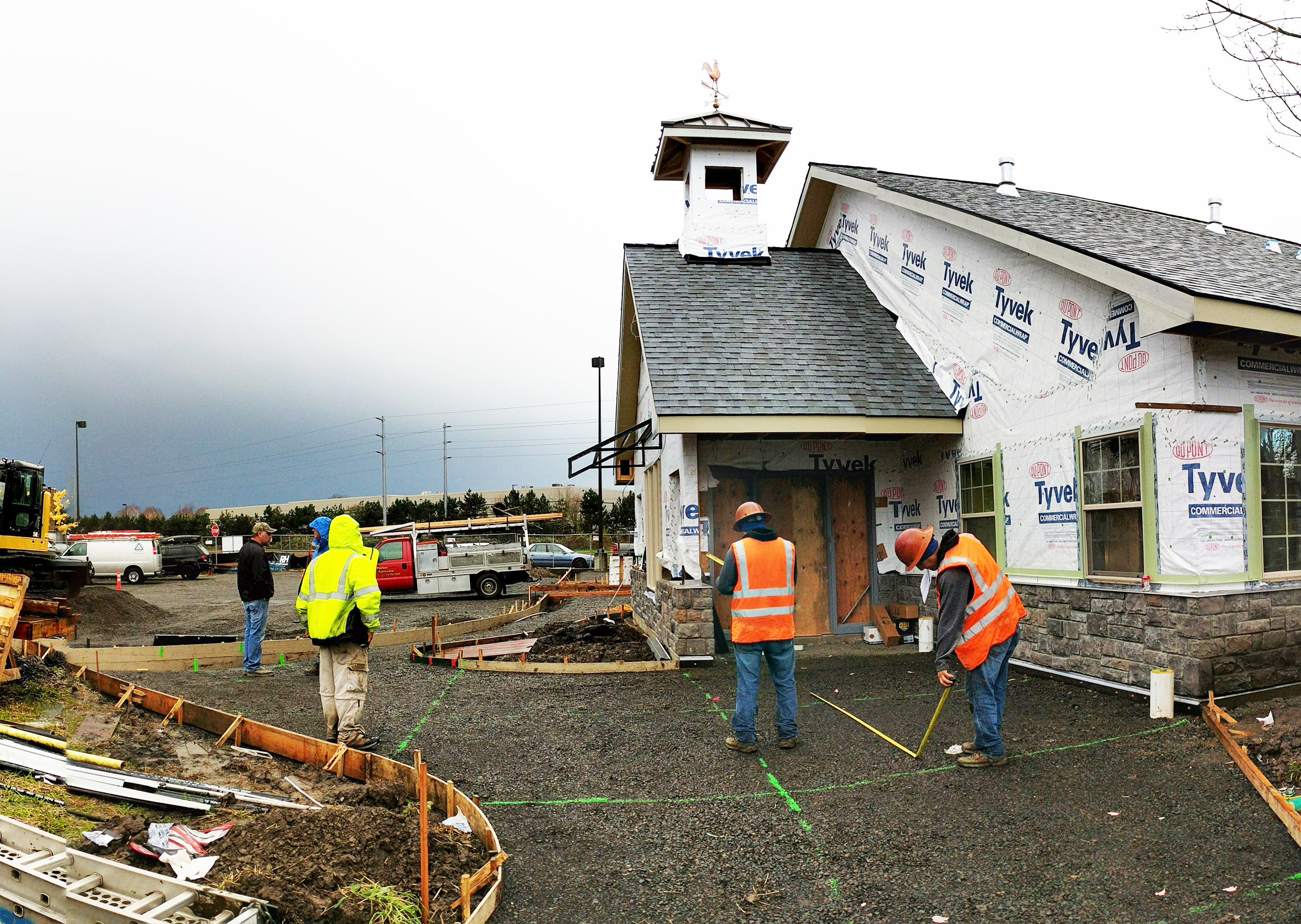 Construction progress at the Primrose School of Hillsboro