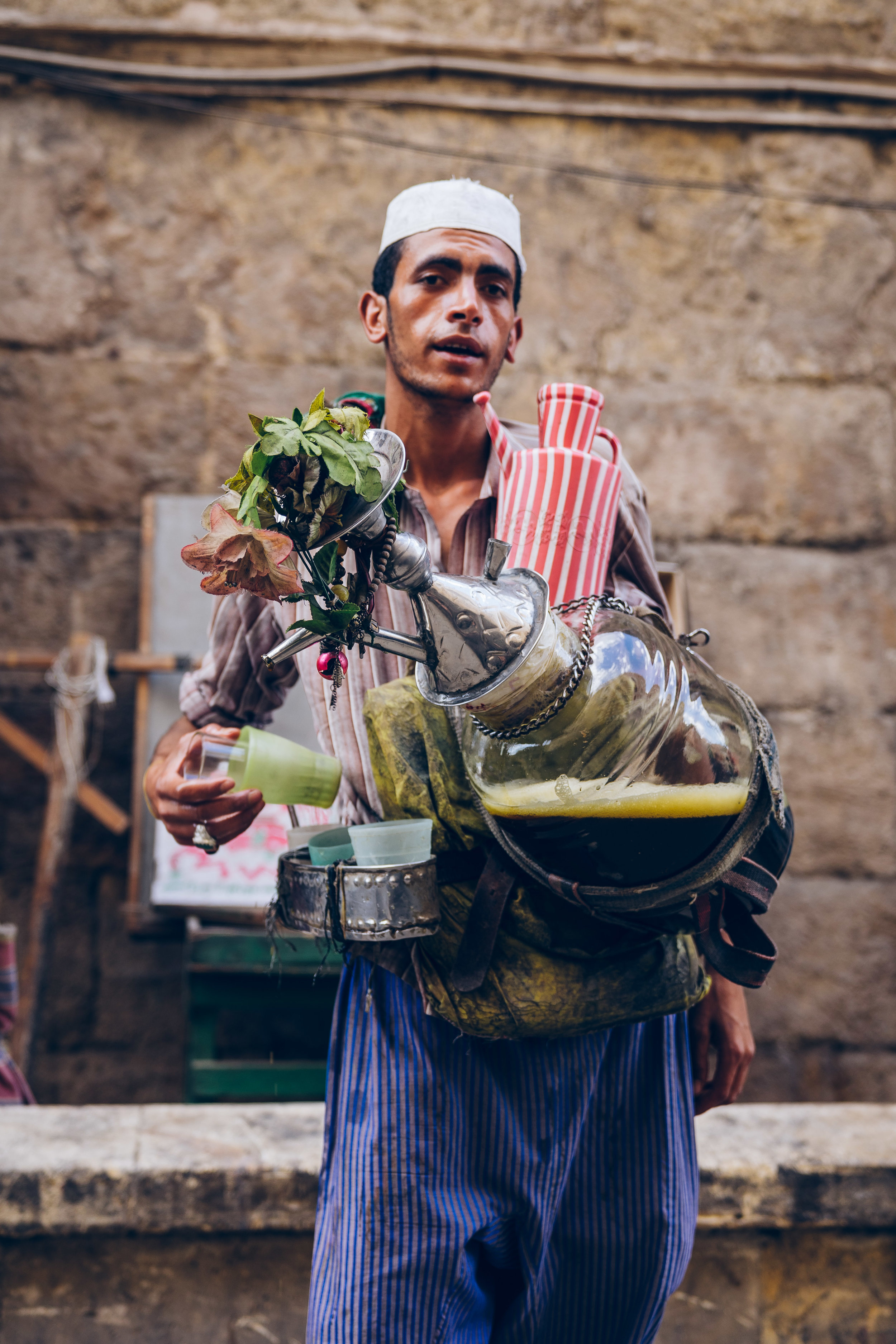 Erk Sous (liquorice juice) vendor
