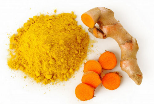 Turmeric root and powder
