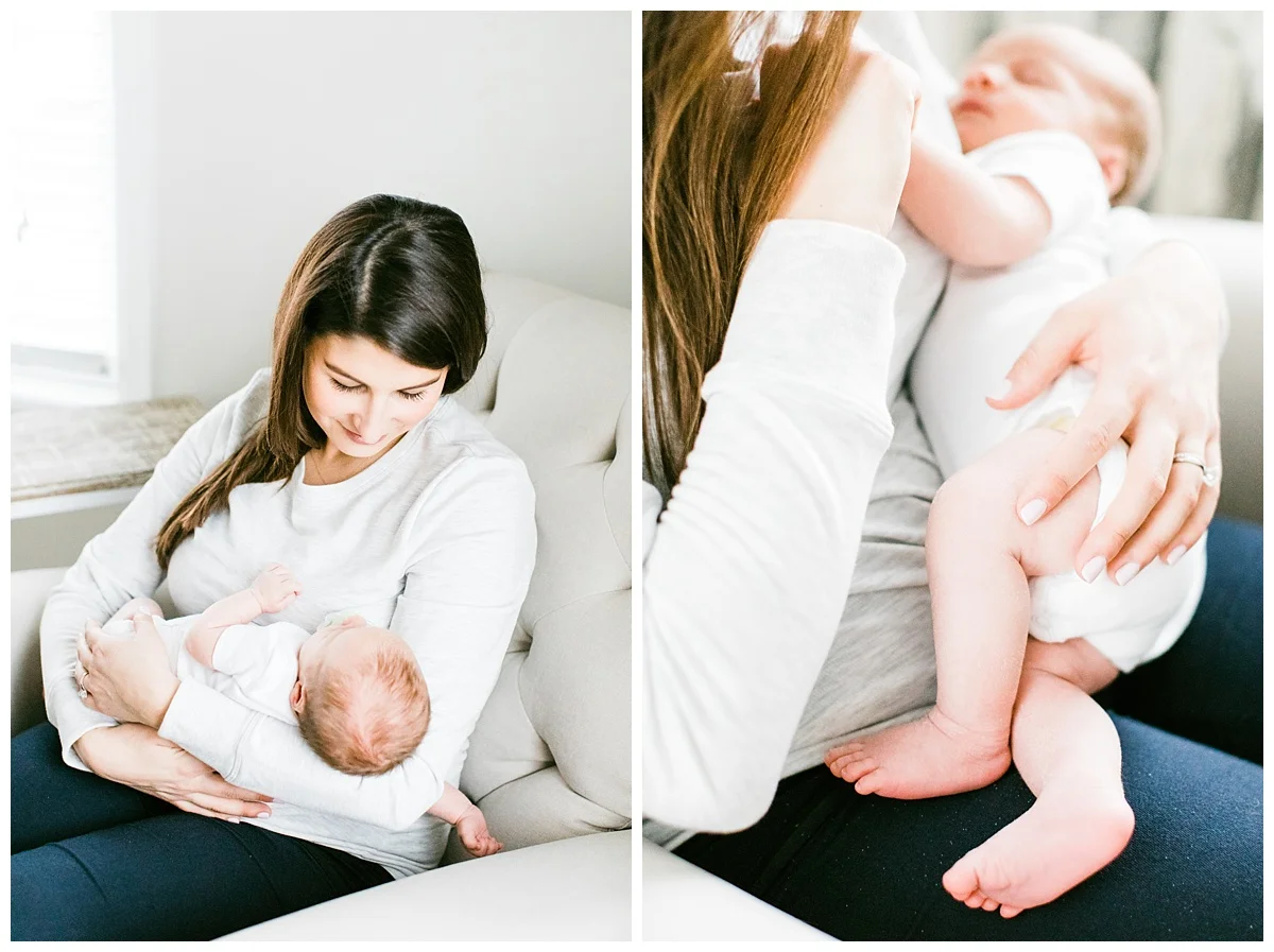 newborn lifestyle session | minneapolis family photographer | @justbeingcon